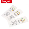 Nylon Taffeta Washing Instructions Printed Polyester Satin Clothing Care Labels Rolls